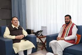 haryana-cm-saini-meets-bjp-president-jp-nadda-congratulates-him-on-delhi-poll-victory