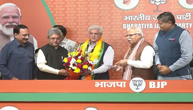 Former Delhi minister Kailash Gahlot joins BJP day after quitting AAP 