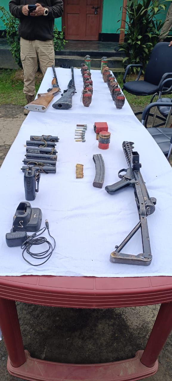 manipur-police-arrest-four-persons-arms-and-ammunitions-seized