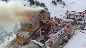 76 killed, over 50 injured as fire breaks out at ski resort hotel in northwestern Turkey