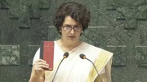 congress-leader-priyanka-gandhi-vadra-takes-oath-as-lok-sabha-mp