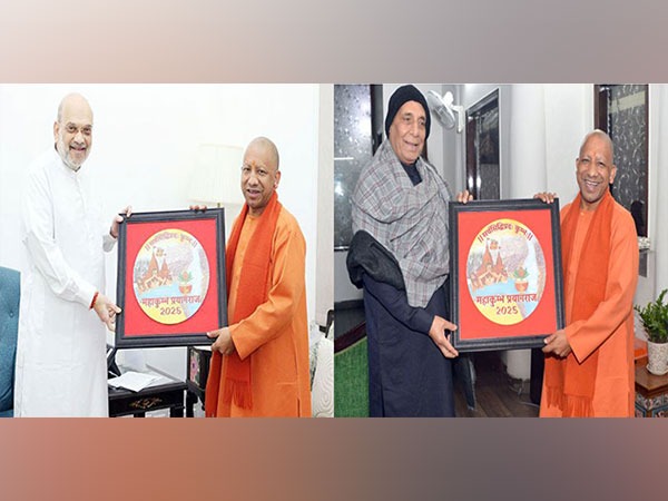 yogi-adityanath-invites-union-minister-amit-shah-and-rajnath-singh-for-mahakumbh-2025