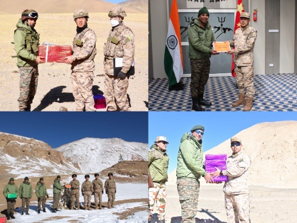 Disengagement Done, India-China Armies Exchange Sweets at Various Border Points in Ladakh on Diwali