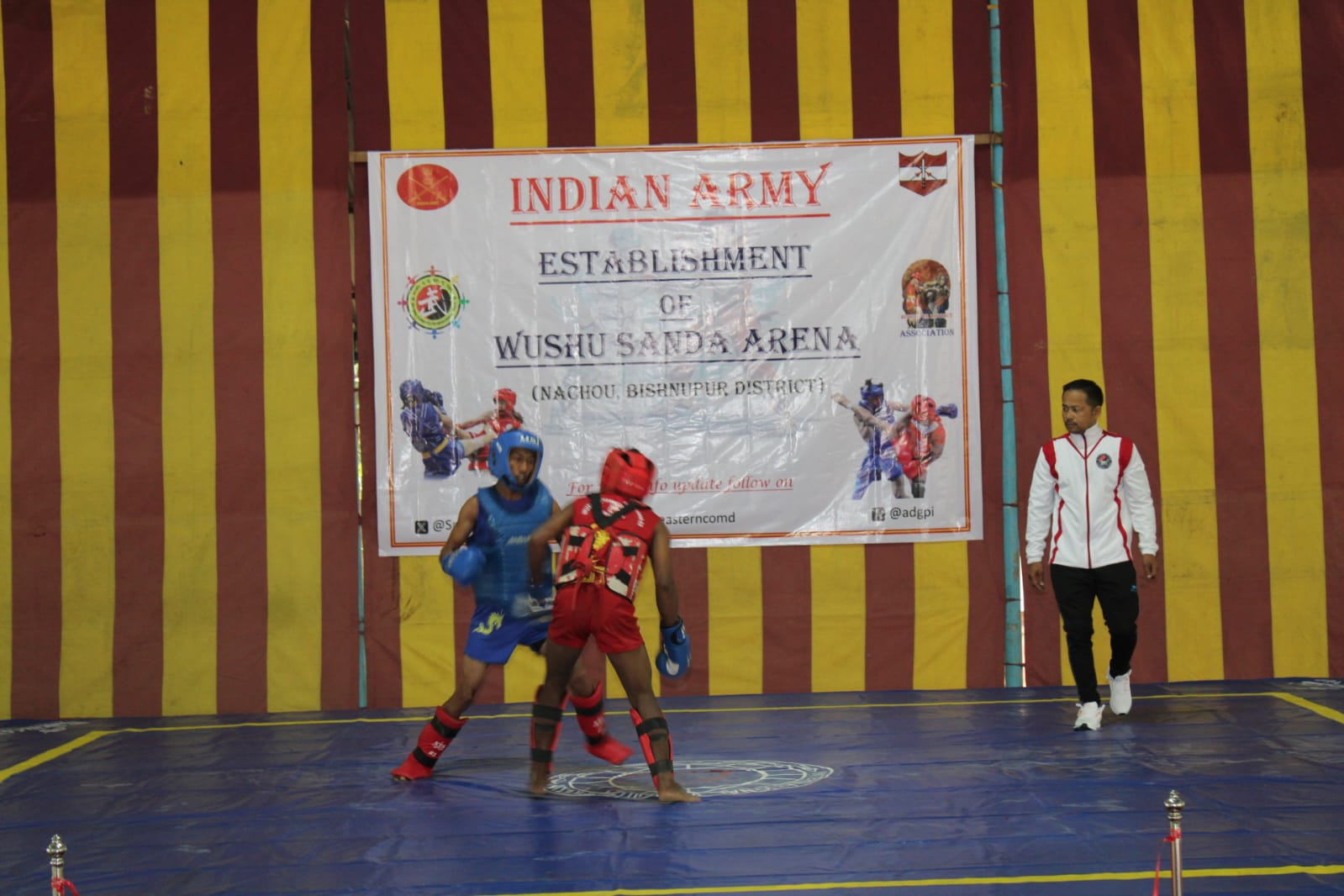 manipur-indian-army-establishes-wushu-sanda-arena-in-bishnupur