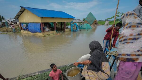 Manipur: Assam Rifles launch flood control helpline in Imphal