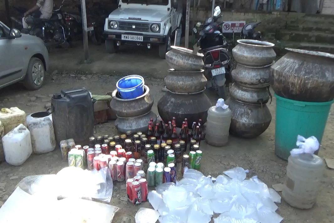 Liquor brewery destroyed in Churachandpur