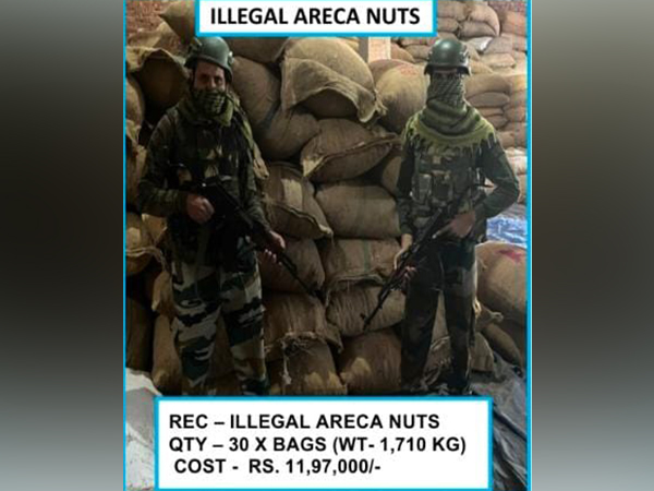 Mizoram: Assam Rifles recover heroin, illegal areca nuts worth INR 1.01 crore in Champhai, three held