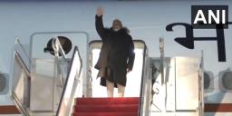 Prime Minister Narendra Modi arrives in the United States 