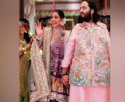 Anant Ambani ties the knot with Radhika Merchant in extravagant wedding ceremony