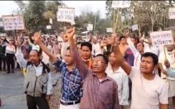 Locals launch massive protest against Assam government’s eviction move  