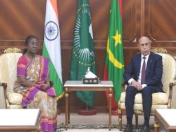 President Murmu holds talk with Mauritanian President Mohamed Ould Ghazouani